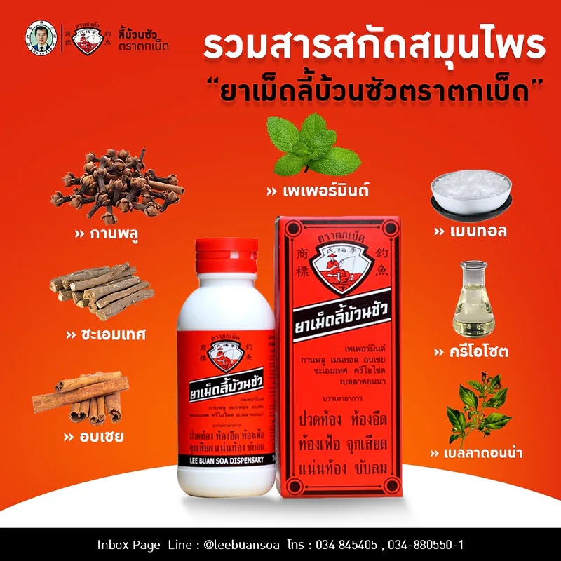 What is in Lee Buan Soa Pills (Fishing Brand)? The 7 herbs and their traditional properties